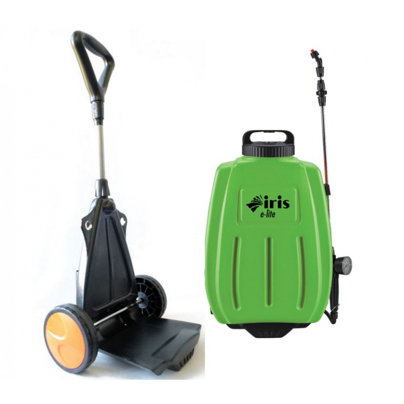 Petra Tools HD4100 Pro Pulvérisateur à dos à piles avec chariot –  Pulvérisateurs de 12,7 l pour pelouse et jardin, pulvérisateur électrique  et
