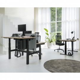 Pied de bureau électrique réglable en hauteur compatible avec différents plateaux à retrouver sur Univers du Pro