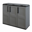 Armoire pour Tri Selectif 3 poubelles