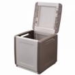 Coffre de rangement 130L Beige/Taupe pas cher